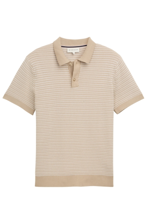 Tom Tailor twotone structured knit polo